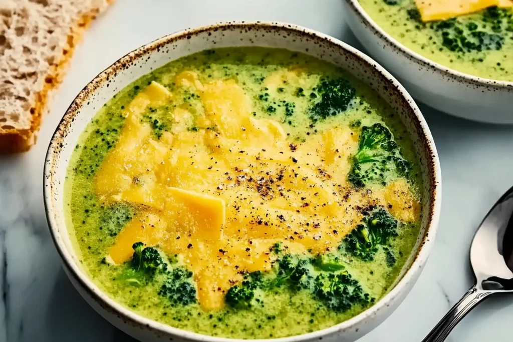3 4 - Broccoli Cheddar Soup: Easy, Creamy, and Delicious Recipe