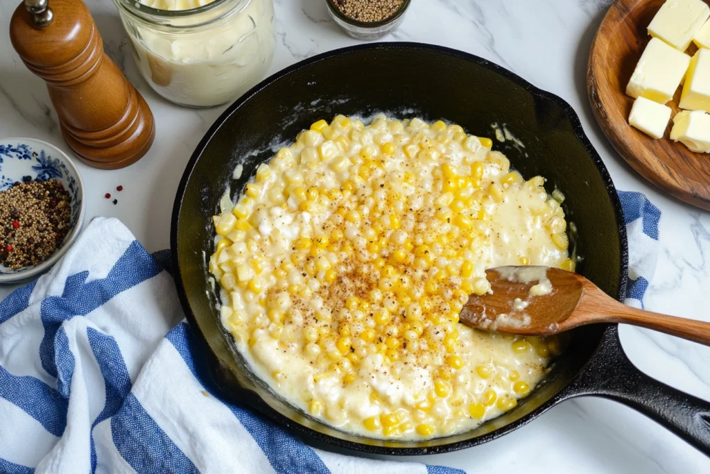 Fresh corn on the cob, ready for the Southern Fried Corn Recipe.