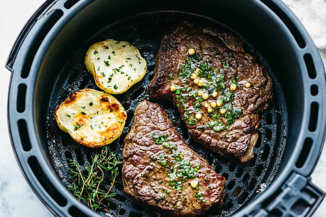 air fryer steak 1 - How to Make Perfect Air Fryer Steak: Quick, Juicy & Flavorful
