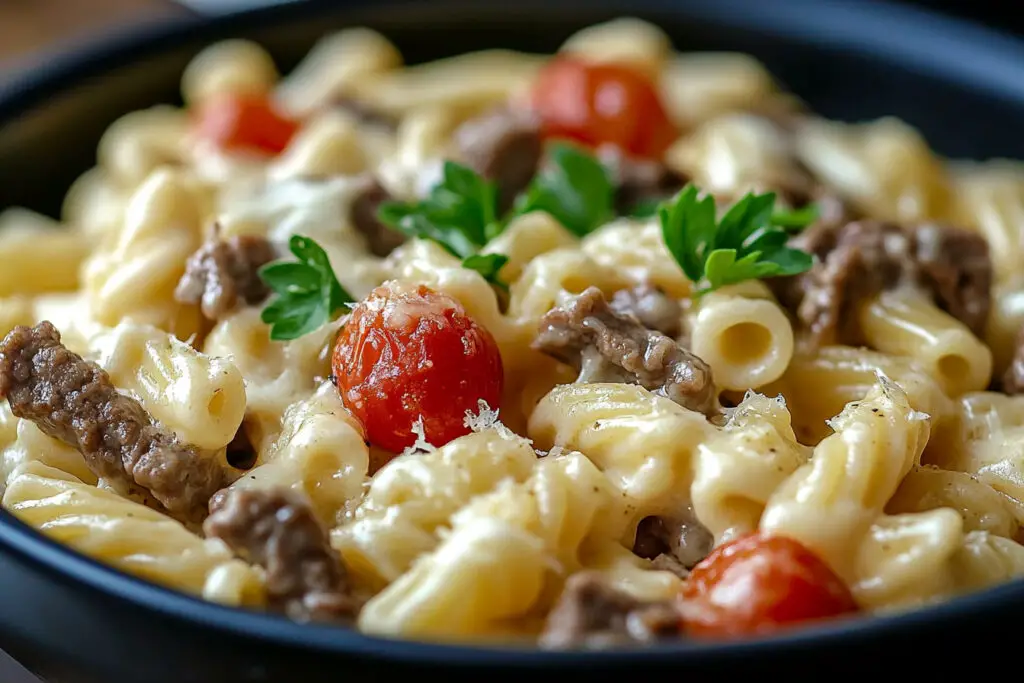 creamy philly cheesesteak pasta recipe a comfort 1 - Creamy Philly Cheesesteak Pasta Recipe: The Ultimate Comfort Food