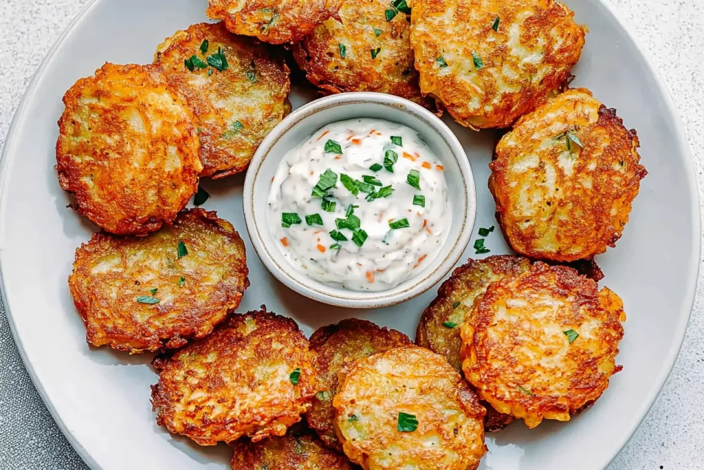 What can I substitute for matzo meal in latkes? Alternative ingredients like breadcrumbs, almond flour, and potato starch.