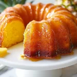 Pineapple Juice Cake: Moist, tropical dessert.