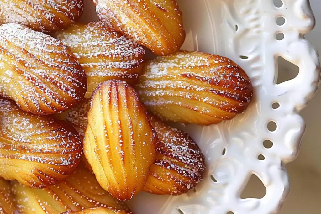Classic Madeleines Recipe - Batter in Madeleine Mold