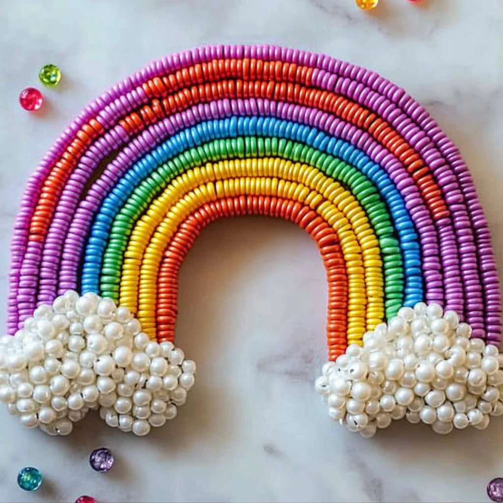 beaded pipe cleaner rainbow craft 2025 06 17 073236 - Beaded Pipe Cleaner Rainbow Craft