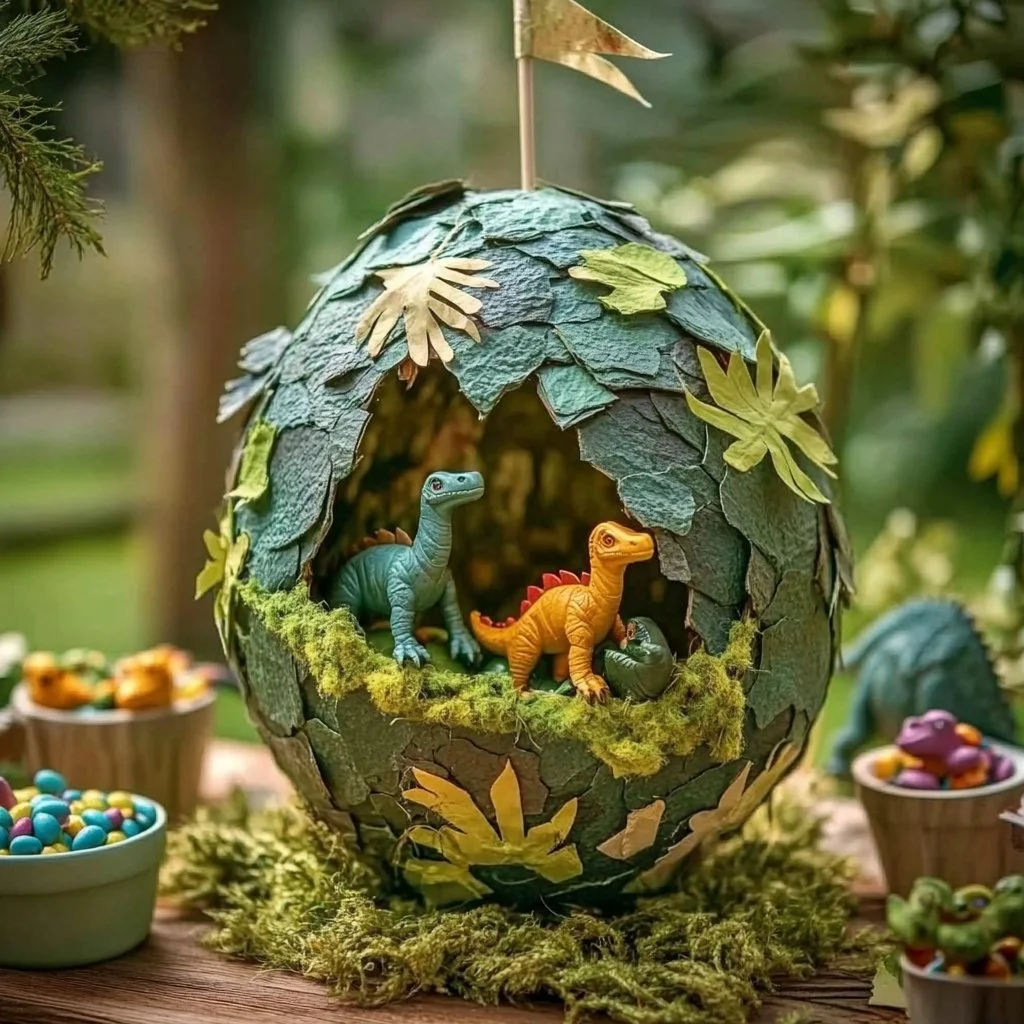diy dino egg pinata 2025 06 25 195718 - DIY Dino Egg Pinata