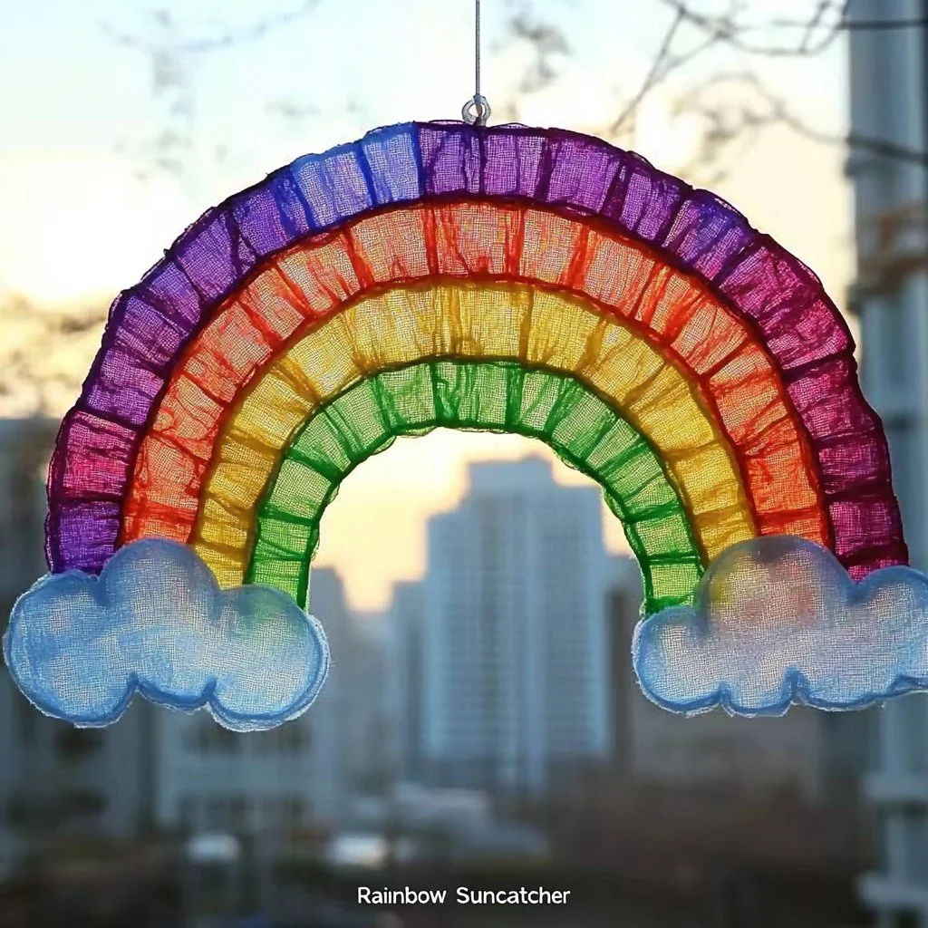 rainbow suncatcher craft 2025 06 17 073238 - Rainbow Suncatcher Craft
