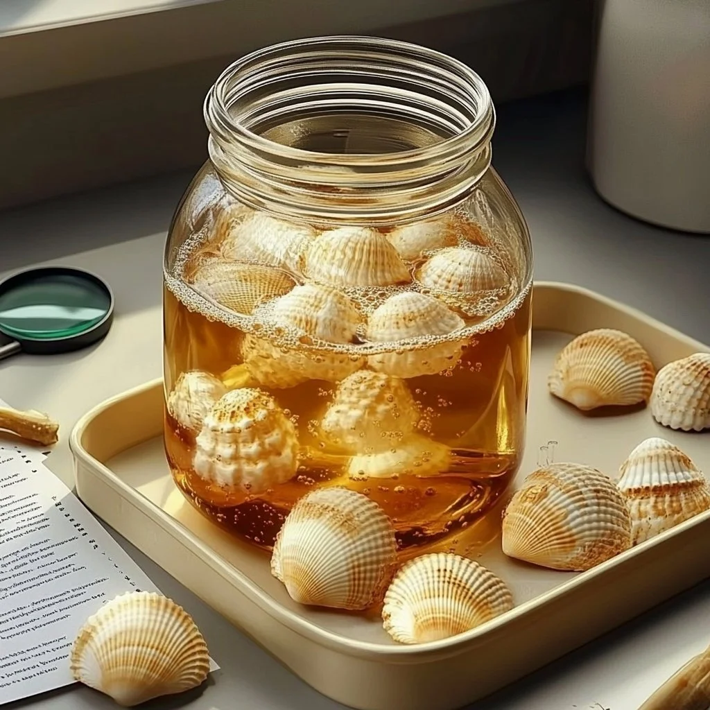 seashells in vinegar experiment 2025 06 21 084634 - Seashells in Vinegar Experiment