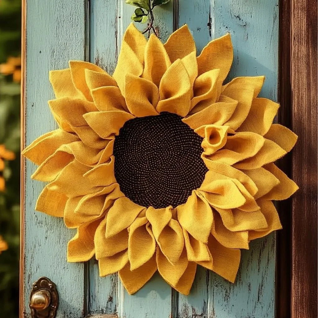 sunflower bandana wreath 2025 06 20 071134 - Sunflower Bandana Wreath
