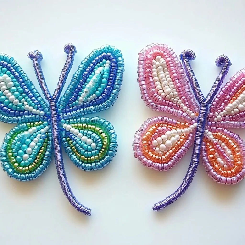 whimsical beaded pipe cleaner butterflies 2025 06 15 115747 - Whimsical Beaded Pipe Cleaner Butterflies