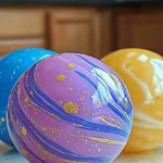 Colorful bouncy balls for outdoor and indoor play activities.