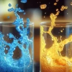 Colorful explosion science experiment showing a vibrant reaction in a lab setting.