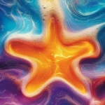 Colorful swirling patterns created with Magic Milk experiment