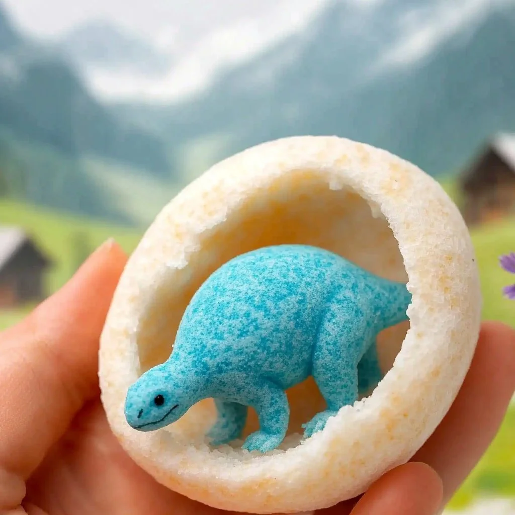 Baking soda dinosaur eggs recipe for kids' fun activities