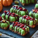 Colorful and fun Candy Monster Toes dessert for a sweet treat.