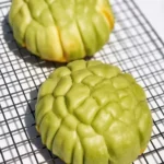 Delicious Matcha Pan, a Japanese sweet bread with vibrant green tea flavor.
