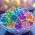 Northern Lights Glow Candy inspired by the beauty of the aurora borealis.