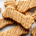 Easy 5 ingredient homemade dog treats recipe with peanut butter and pumpkin