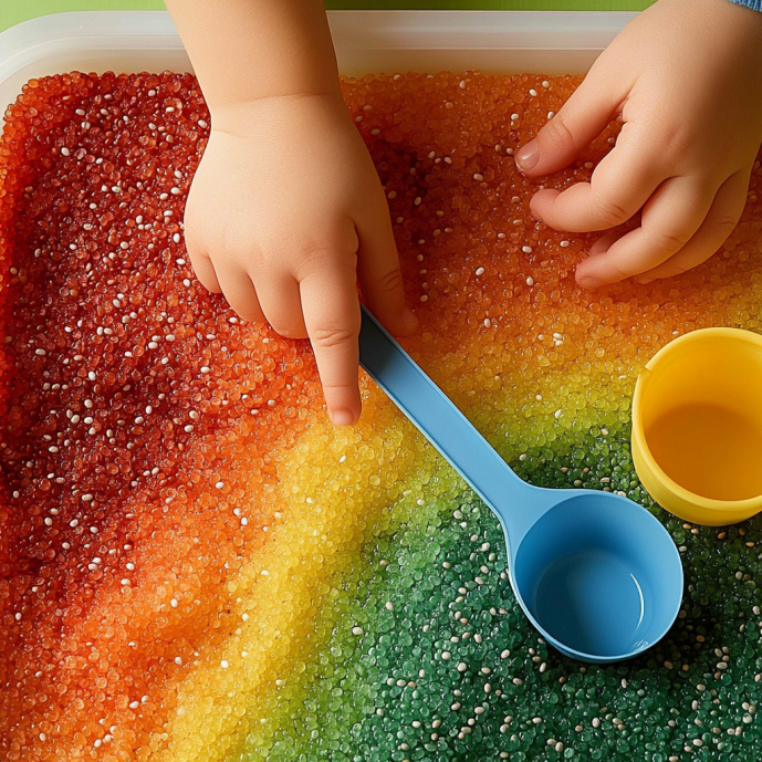 1 9 - Chia Seed Sensory Bin