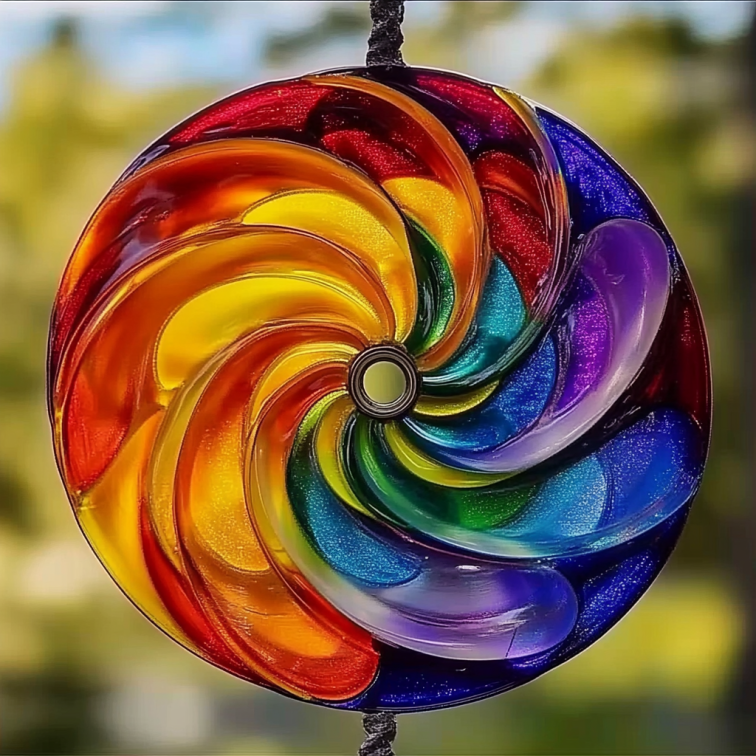 2 3 - Suncatchers from Old CDs
