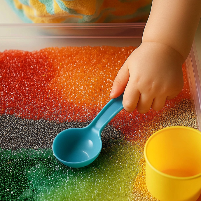 2 7 - Chia Seed Sensory Bin