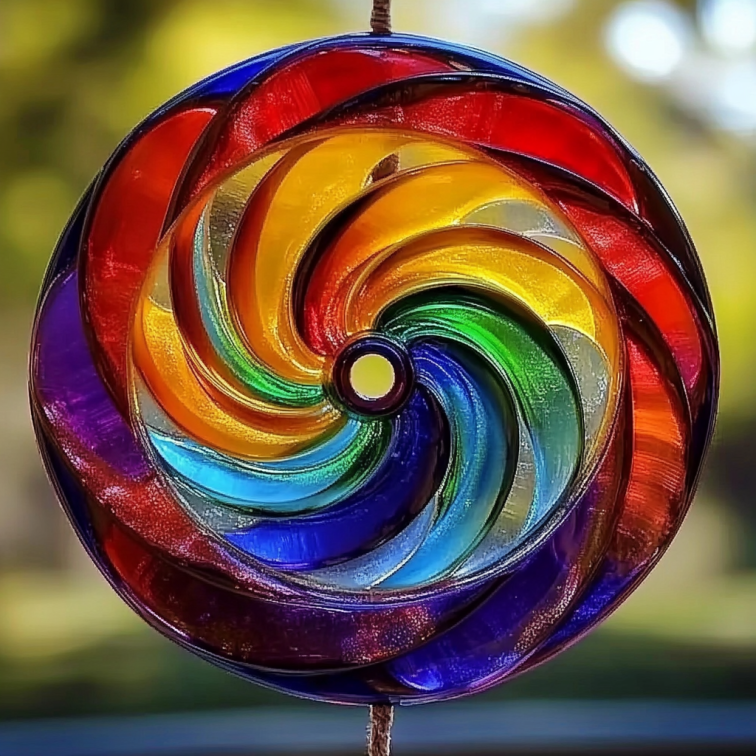 3 2 - Suncatchers from Old CDs