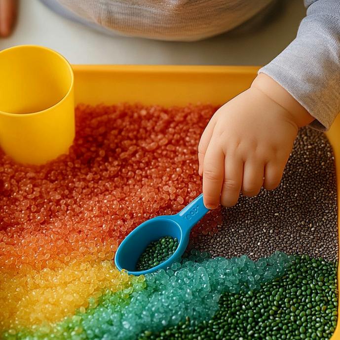 4 4 - Chia Seed Sensory Bin