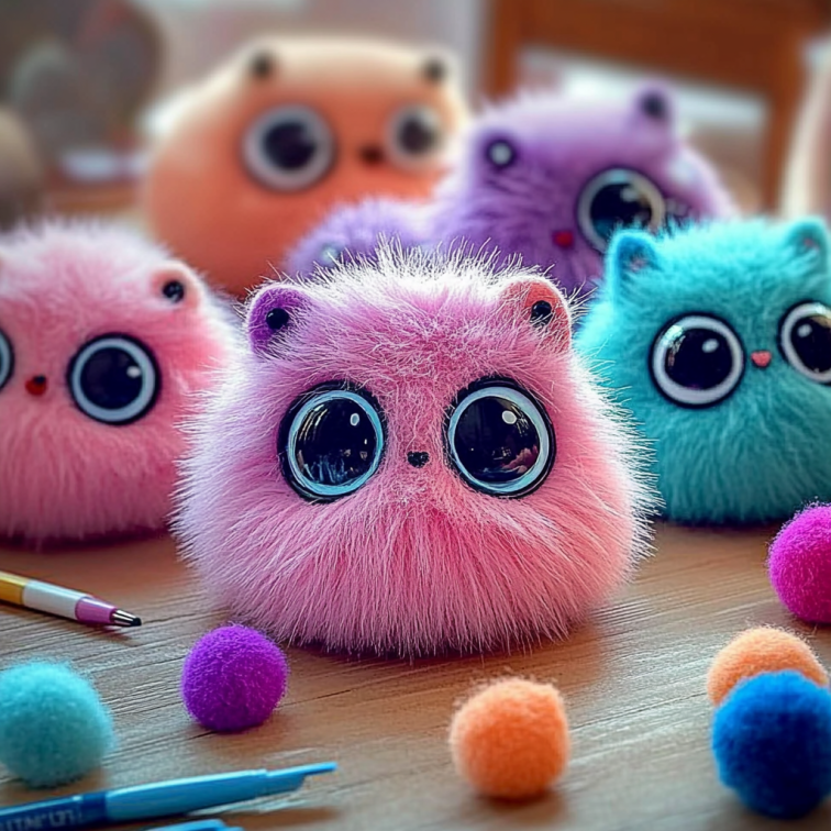 4 - Fluffy Pet Rocks Craft