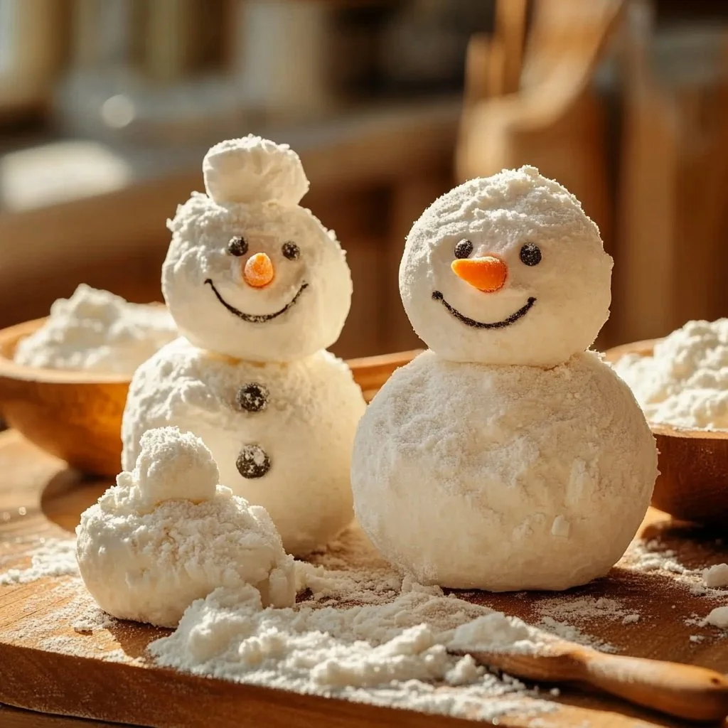 A bowl of cornstarch snow dough, perfect for winter sensory play.