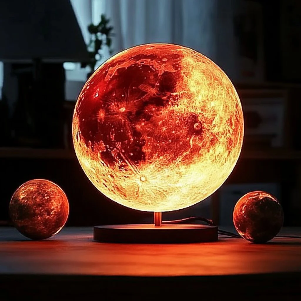 Kids and families enjoying a science recipe inspired by the Blood Moon.