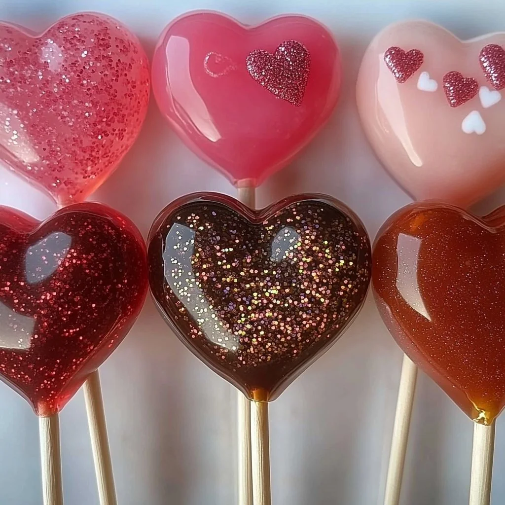 Colorful easy hard candy in various shapes and flavors