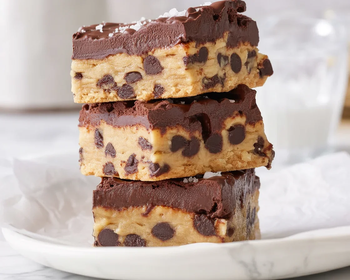 A variety of mini vegan dessert bars presented on a platter, showcasing different flavors.