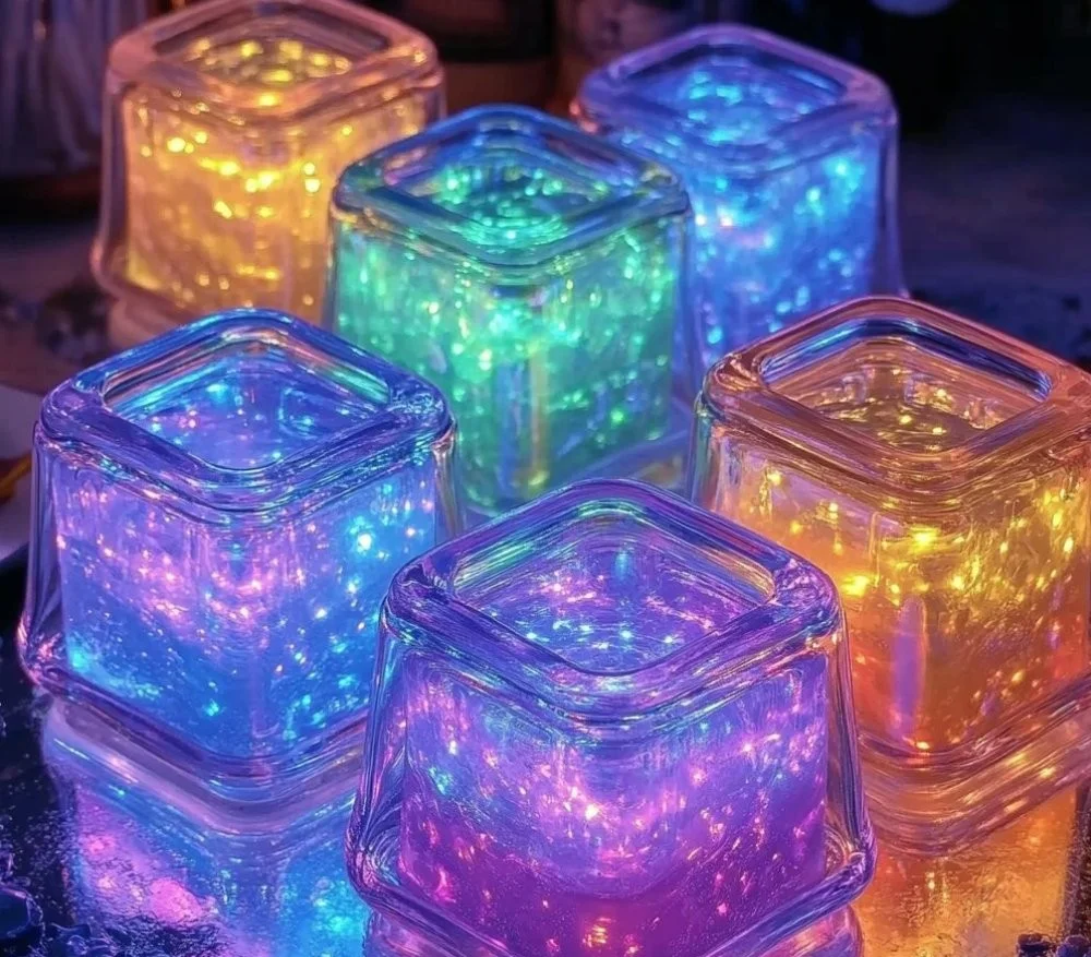 Colorful Neon Glow Jello Push-Up Pops for a vibrant party treat