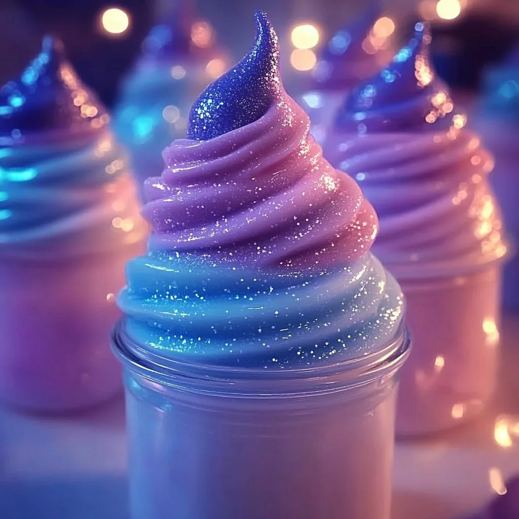 Colorful Shadow Slime Jars showcasing unique textures and hues for collectors