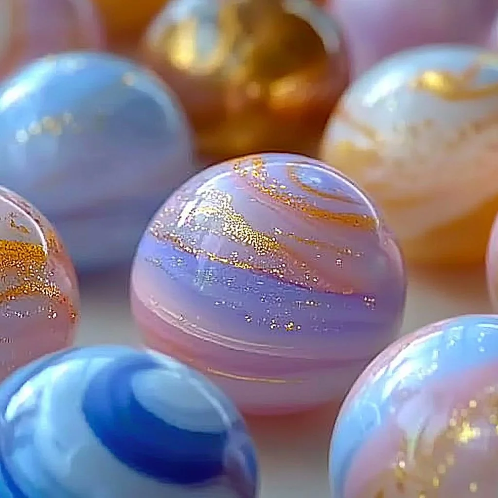 Homemade bouncy ball recipe ingredients and finished product