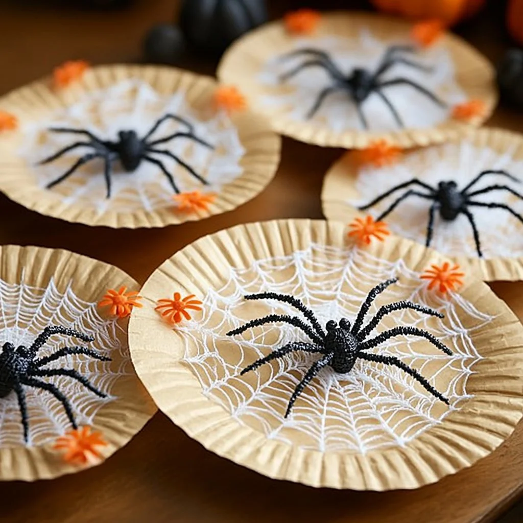 Creative spiderweb craft ideas for Halloween decoration