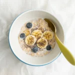 Healthy baby breakfast ideas including egg muffins and chia pudding for self-feeding.