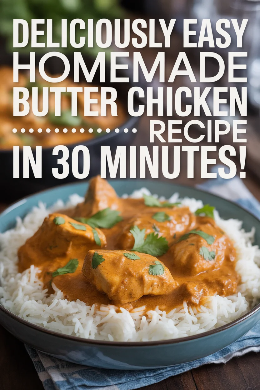 Easy Homemade Butter Chicken Recipe