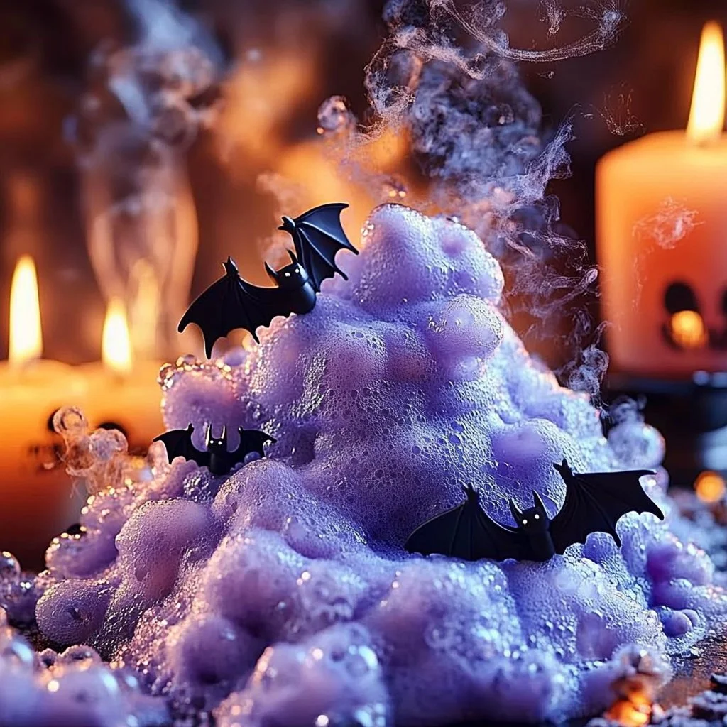 Colorful Bat Swarm Bubble Dough for playful and creative activities.