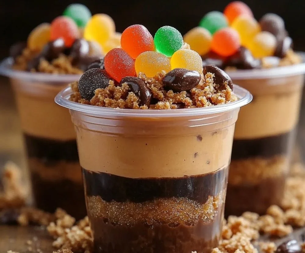 Delicious Chocolate Oreo Pudding dessert in a glass with crushed Oreos on top.