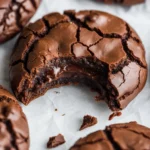 The Best Fudgy Chewy Browkies (Brookies) - delicious chocolate brownie cookie dessert.