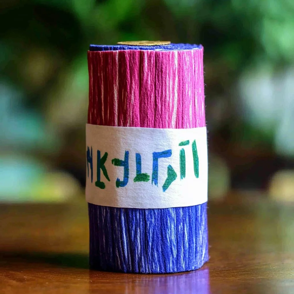 Homemade shakers crafted from pasta for DIY music fun.