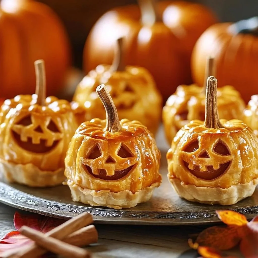 Delicious Jack-O’-Lantern Pumpkin Pie Pops for Halloween