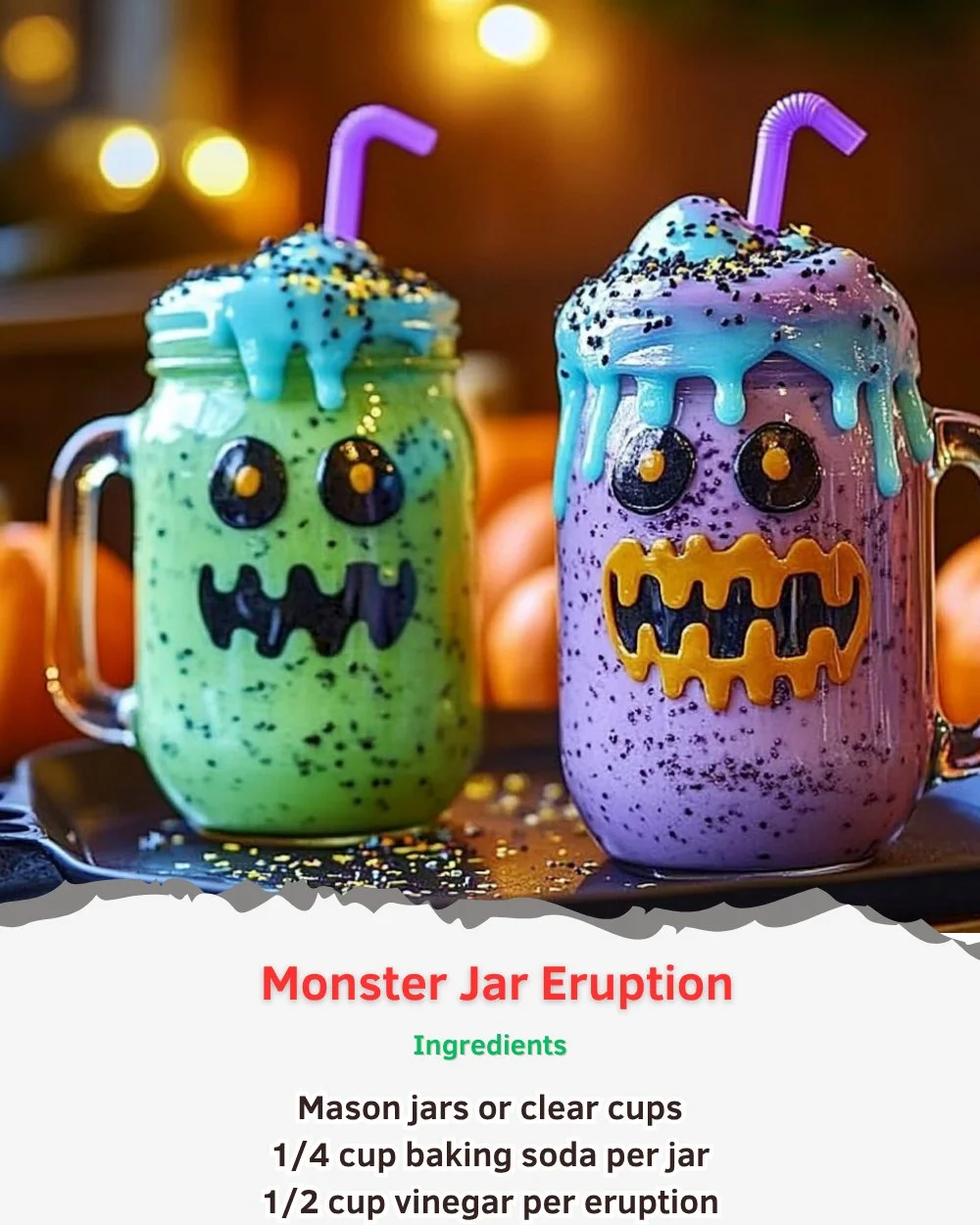 Colorful Monster Jar eruption with vibrant characters inside.