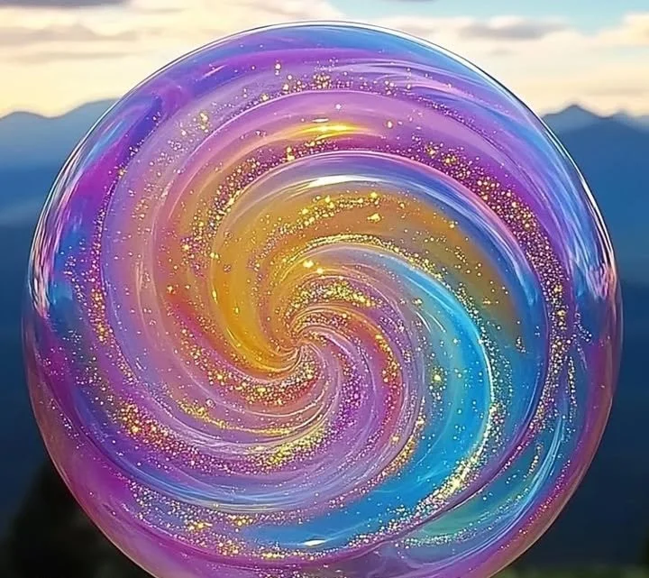 Colorful rainbow bouncy balls for fun playtime activities