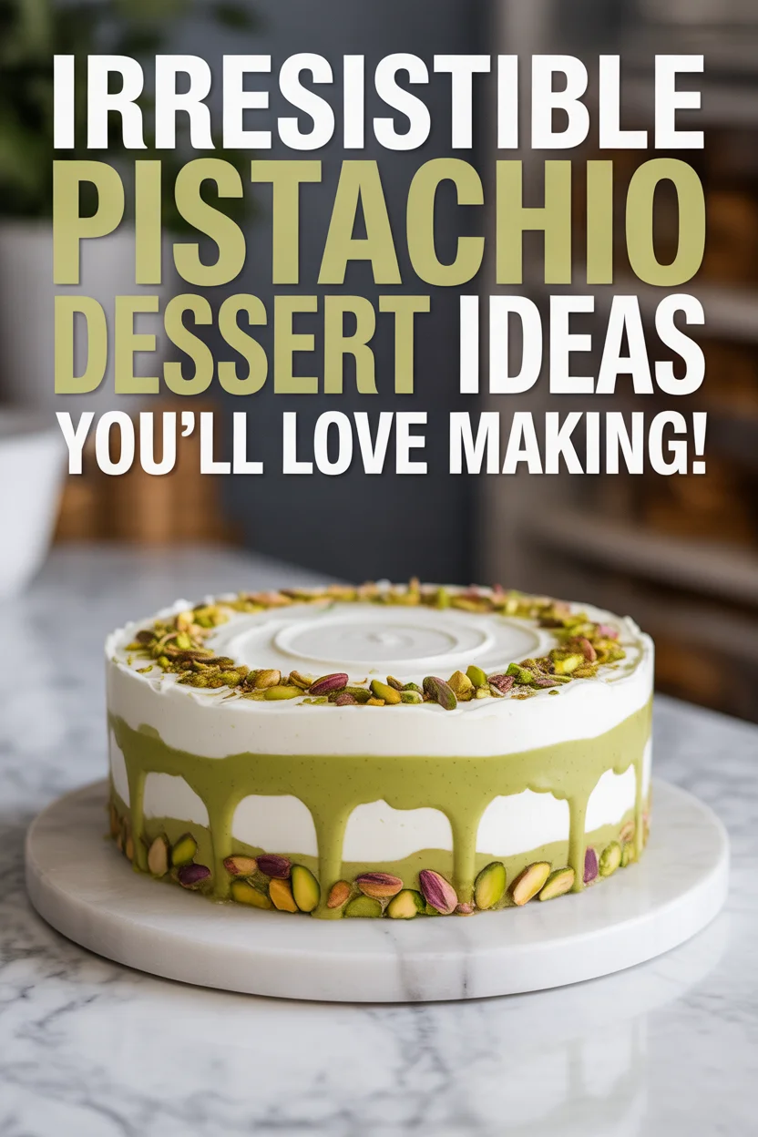 Irresistible Pistachio Dessert Ideas You’ll Love Making! 10 Irresistible Pistachio Dessert Ideas You’ll Love Making!