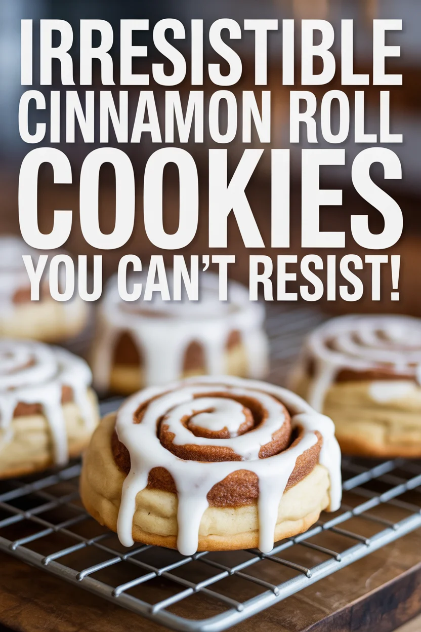 Irresistible Cinnamon Roll Cookies