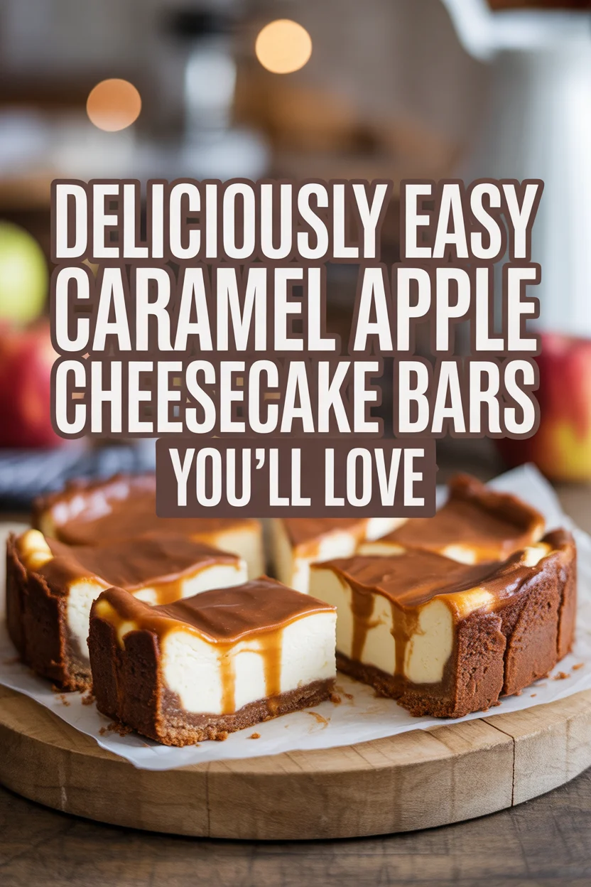 Deliciously Easy Caramel Apple Cheesecake Bars You’ll Love 10 Caramel Apple Cheesecake Bars