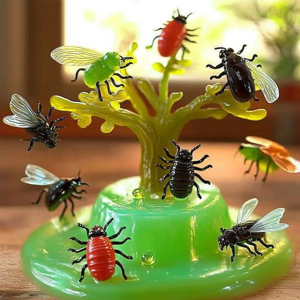 Colorful Bug Slime for sensory play and fun experiences