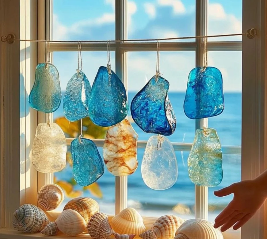 Beautiful Lightcatchers designed for a Coastal Cottage ambiance
