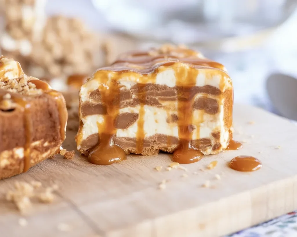 Delicious Caramel Apple Cheesecake Bars with buttery crust, creamy filling, and streusel topping.